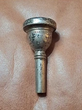 Vintage Vincent Bach Trombone Mouthpiece 6 1/2AL Silver Plated