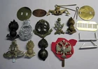 Job Lot of WW1, WW2 and Later MILITARY CAP BADGES x10