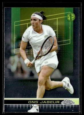 2024 Topps Chrome Tennis Base Ons Jabeur #44