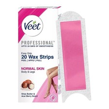 Veet Full Body Wax Strips 20 4 Wipes   Arms, Legs, Underarms,Bikini