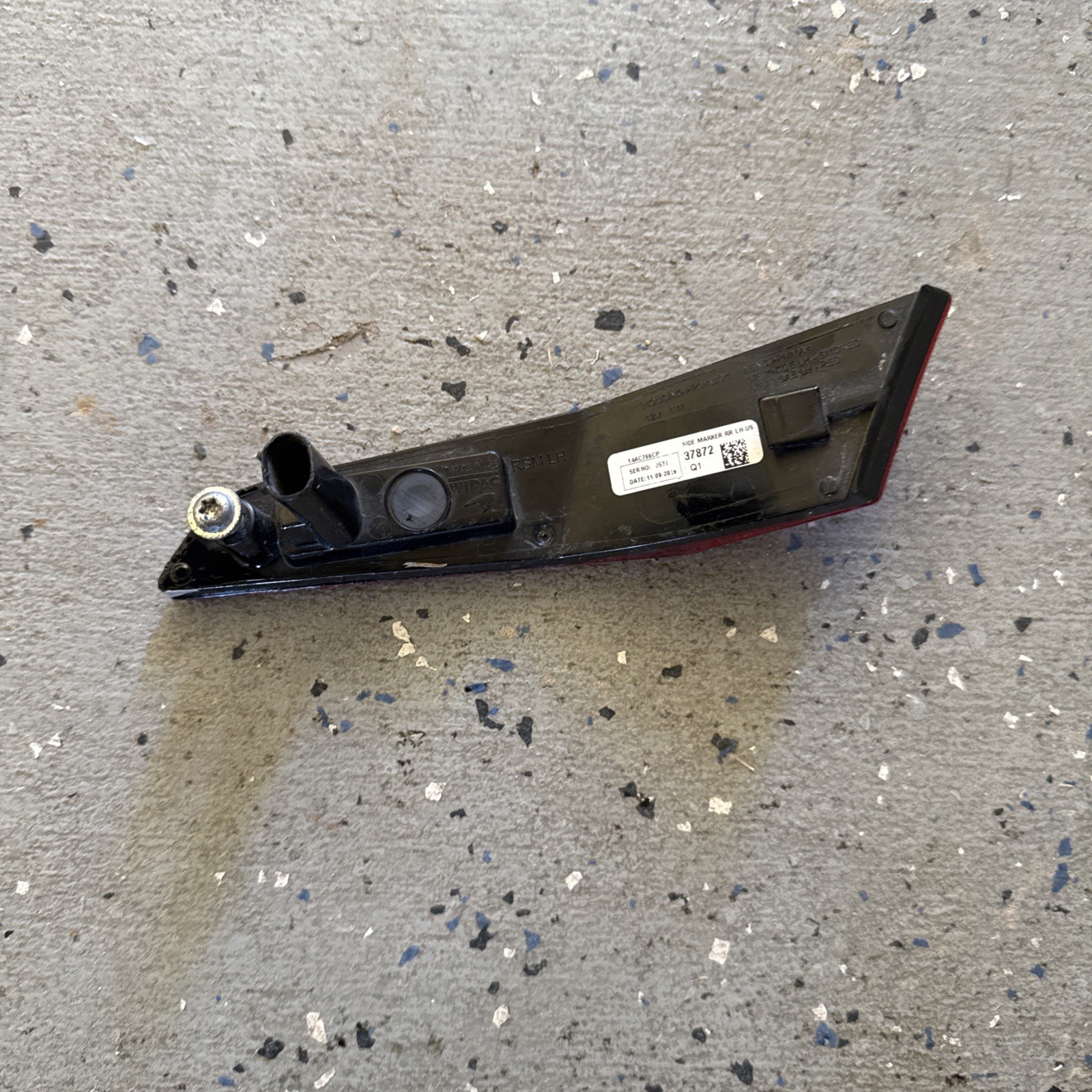 McLaren 720 Rear Left Side Marker Light Lamp Assembly 14AC766CP 2018 - 2023 OEM