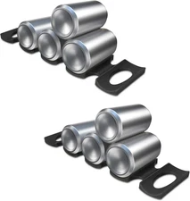 Silicone Bottle Stacking Mat (Set of 2) - Refrigerator Organizer Holder Rack to 