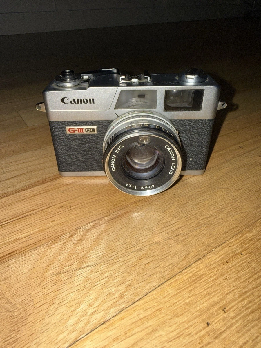 Preços baixos em Canon Canonet QL17 GIII câmeras de Filme | eBay