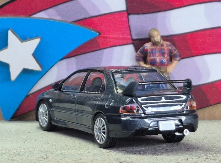 TOMICA LV-N349a 2006 MITSUBISHI LANCER GSR EVO IX MR 1/64 LIMITADO VINTAGE NEO Foto 3 de 4