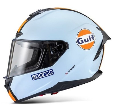 Sparco GULF Integralhelm Helm ECE 22-06 X-Pro Racing Kart Karthelm Rennhelm