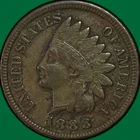 1888 Indian Head Cent Extremely Fine XF Coin #41160