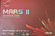 Asus Mars Ii Limited Edition Dual Gpu Sli Graphics Card  Boxed Unused 