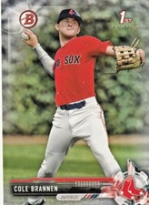 2017 Bowman Rookie Cole Brannen RC BD193 Boston Red Sox 1st Bowman Card!