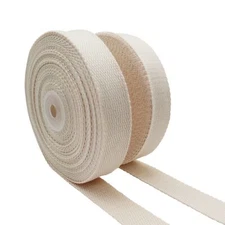 Cotton Webbing 1 Inch 2 Rolls/ 20 Yards Webbing Straps for Webbing Bag Handle...