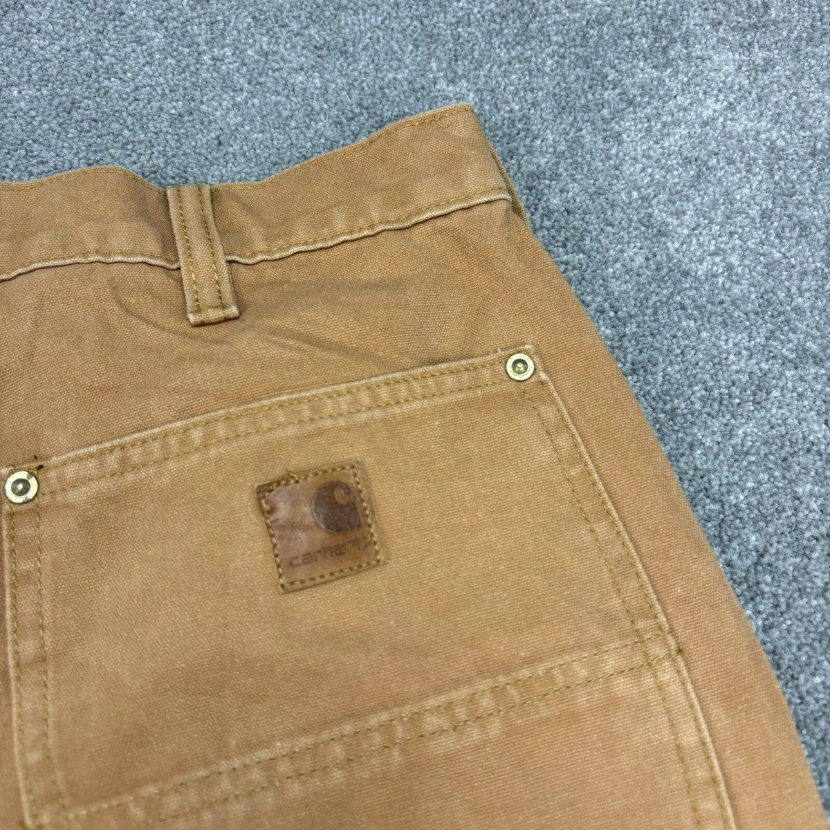 Carhartt Trousers Adult 32x30 Brown Double Knee Workwear
