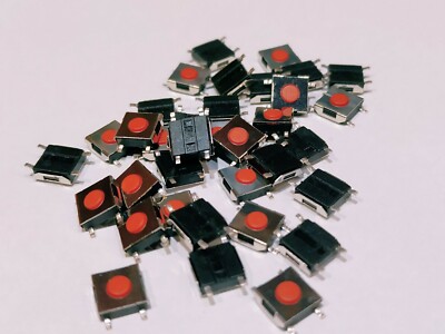10x SMD Microtaster Push Button micro switch _ 6x6x2.5mm - 6x6x3.1mm 