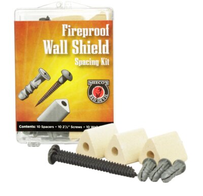 Spacing Kit Wall Spacing Kit with Ceramic Spacers for Safe Stove Board Installation ...