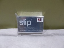 SLIP PURE SILK SILVER PILLOWCASE QUEEN 20"X30"