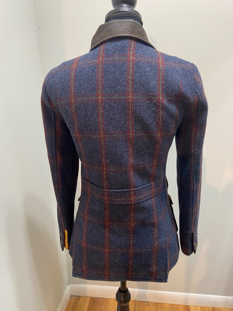 JOULE Country wool tweed plaid field hacking coat jacket UK JOULE Country wool tweed plaid field hacking coat jacket UK