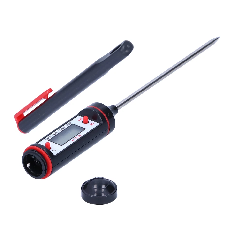 Meat Thermometer Digital Food Probe BBQ Cooking Tools ‑50℃~+300℃ Plug‑in Meter