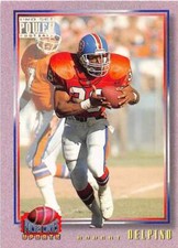 ROBERT DELPINO 1993 PRO SET POWER UPDATE MOVES #6 BRONCOS  (BOX 43) ID:14015