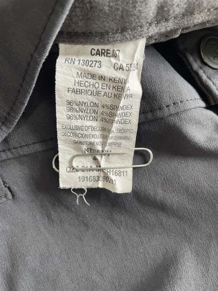 Pantalones Cortos Wrangler 40x9" Gris Todo Terreno X Gear Cremallera Bolsillo Carga Para Hombre Foto 4 de 4