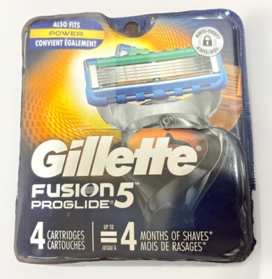Gillette Fusion Proglide 5, 4 Cartridges
