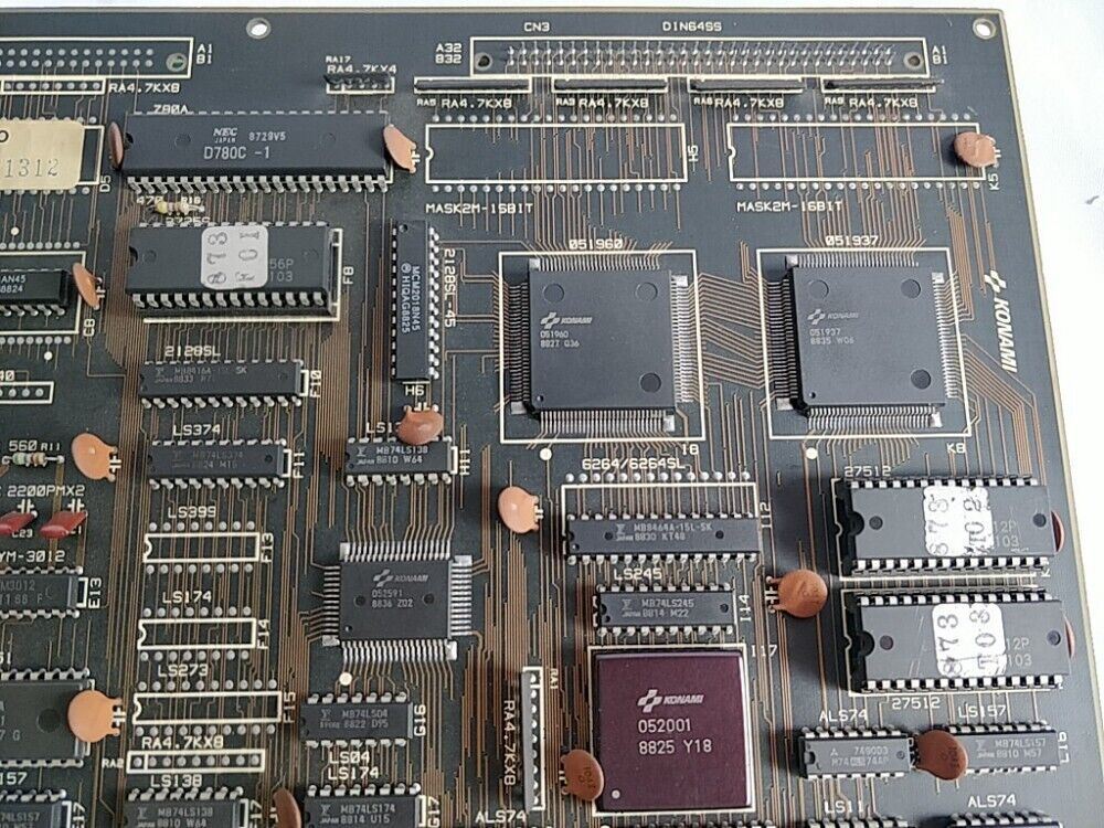 THUNDER CROSS PCB Game board and KONAMI System and Arcade THUNDER CROSS PCB Game board and KONAMI System and Arcade