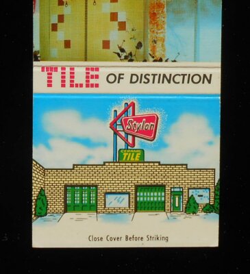 1950s Stylon Tile Girl in Towel 306 Westport Road Kansas City MO ...