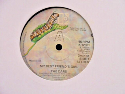 THE CARS '' MY BEST FRIEND`S GIRL '' 7'' EX+ COND.