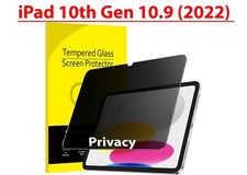 Privacy Tempered Glass Screen Protector For iPad 10th Generation 10.9" 2022