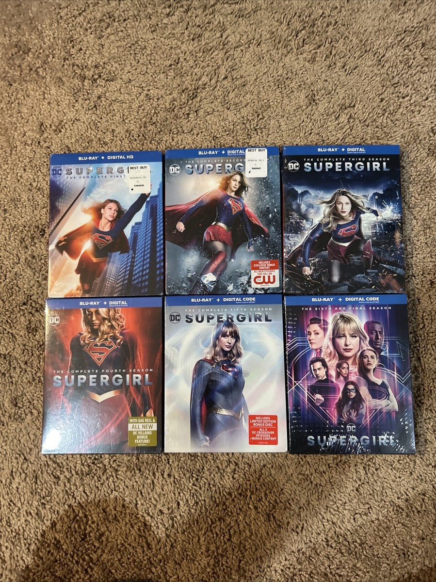 Supergirl Seasons 1-6 Blu-Ray +Digital Sealed Great Collection 