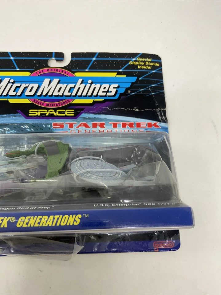 MICRO MÁQUINAS GALOOB Space Star Trek Generations 65846 NOS USS Enterprise Foto 3 de 4