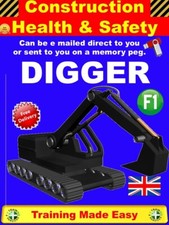 PLANT DIGGER EXCAVATOR 360 JCB Construction Health & Safety Training UK 2025