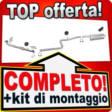 Scarico Completo per FIAT DOBLO 1.9 JTD 2000-2005 Marmitta +Tubo