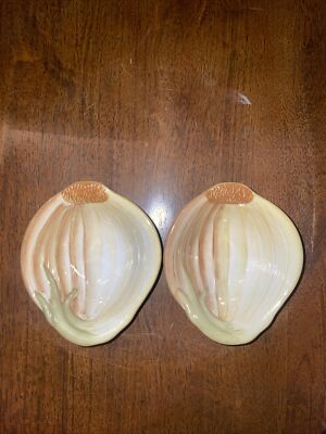 2 Williams-Sonoma, Ceramic Spice Dipping Finger Bowl Cup Yellow Onion Design