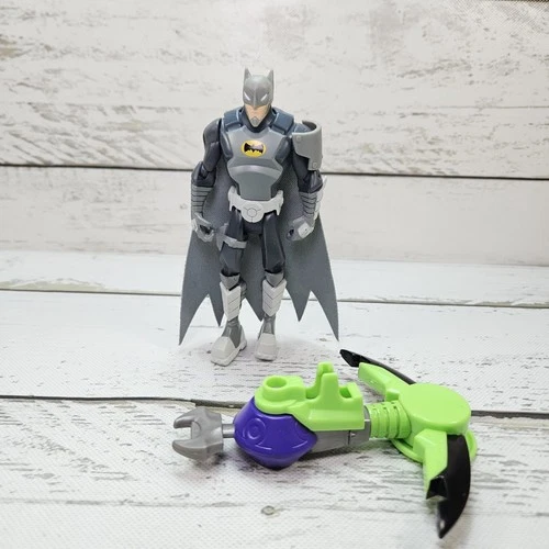 Mattel DC The Batman Power Net Batman 2005 5" Vintage Adjustable Figure Read