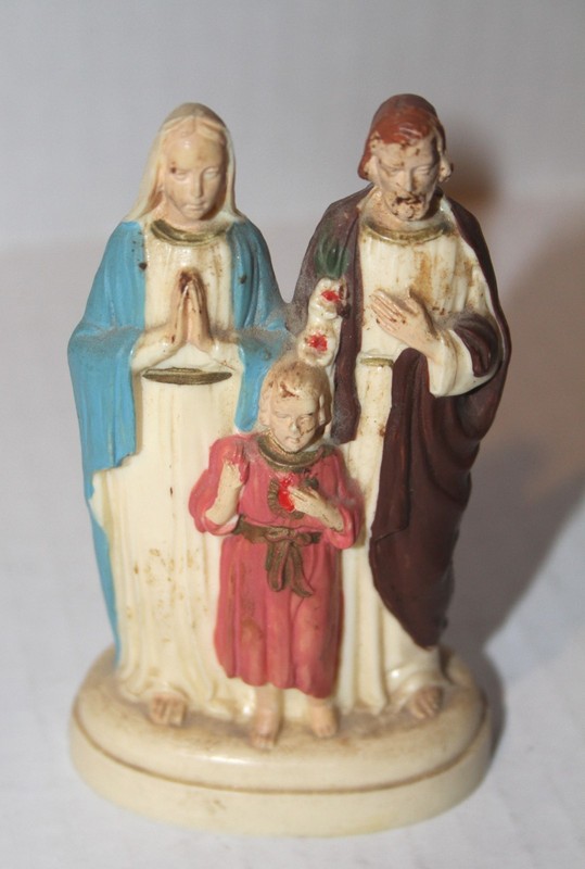 1950 Religious DASHBOARD MAGNET Accessory HOLY FAMILY Sacred Heart MADE IN ITALY