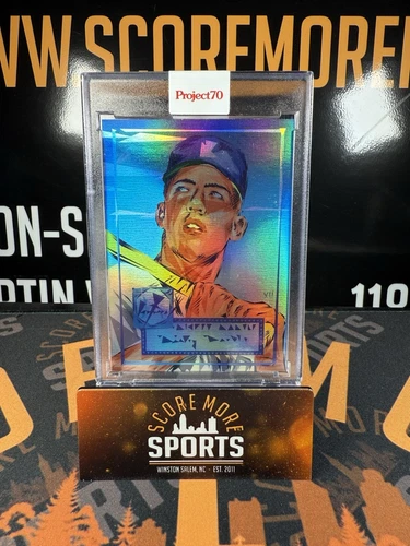 Mickey Mantle 2021 Topps Project 70 Foil By Naturel /70 Yankees SSP! Sealed