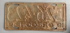 Vintage 49 OR Farm License Plate 1949 Oregon F 26 423 Silver Black — photo 2