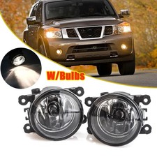 Fog Lights For Nissan Armada 2008-2015 Clear Lens Bumper Lamp Wbulbs Rh Lh Pair