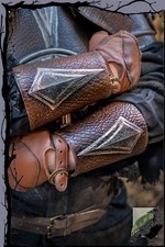 Medieval LARP Plastic Bracers - Barbarian Epic Armoury