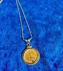 1999 1/10 Oz Gold Liberty with 20" Gold Chain