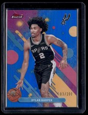 2025-26 Topps Finest Blue Dylan Harper /200 San Antonio Spurs