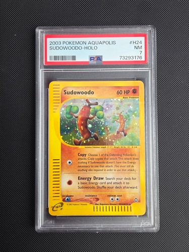 Sudowoodo graded PSA 7 for sale on eBay