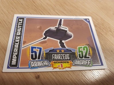 Rebell Attax Serie 1 - 48 - IMPERIALES SHUTTLE - Fahrzeug - Das Imperium