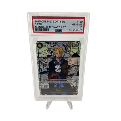 2025 One Piece Sabo - MANGA ALTERNATE ART - OP13 English PSA 10 | eBay