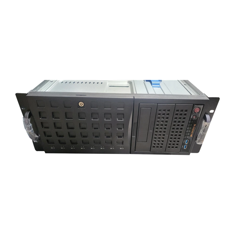 Supermicro 8-Bay Tower Server X11DPi-NT 2x Intel Gold CPU 256G DDR4 RAM Dual PSU - Image 4 of 4