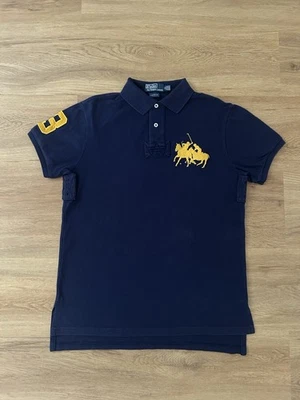 Dunkelblaues originales Ralph Lauren Big Pony Polo Hemd - Bild 1 von 4