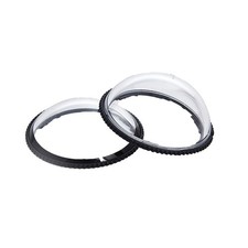 Protective Lens Cover Tempered Glass for Insta360 X4 Air Camera 2 Pack Black