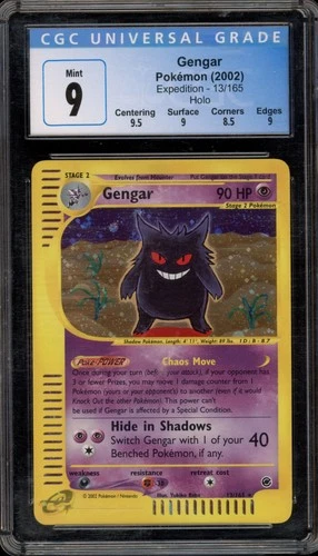 Pokemon Gengar Expedition Holo Rare #13 CGC 9 Mint