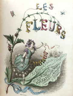 [Illustré XVIIIe] LES FLEURS ANIMÉES 1847 Grandville GRAVURES