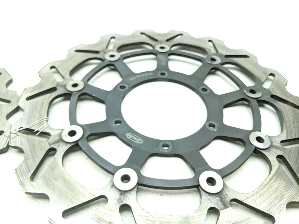 07 Honda CBR600RR CBR 600 ARASHI recambio rueda delantera freno rotores INV Foto 3 de 4