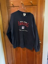 Vintage 90s New York Rangers Logo Lee Sports Sweatshirt Mens L Blue NHL Hockey