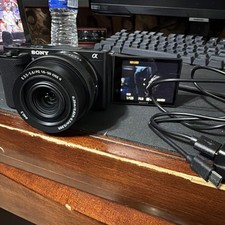 Sony Alpha ZV-E10 25.0MP Interchangeable Lens Camera - Black (16-50mm Zoom Lens